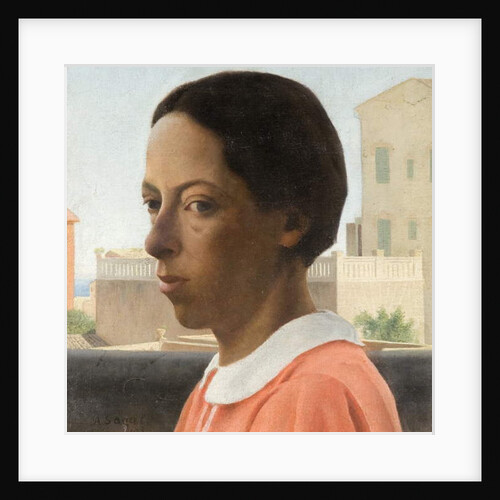 Portrait on a Veranda, Spain, 1933 by Arthur Segal