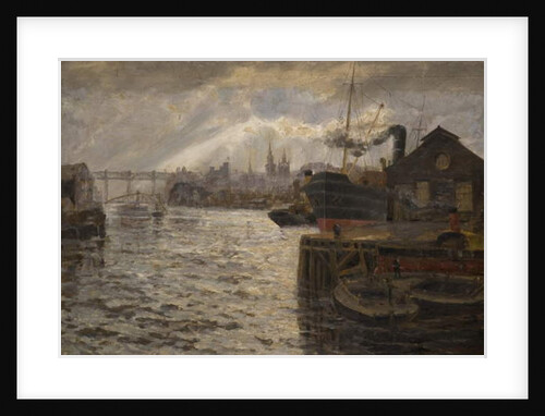 The Tyne with High Level Bridge, 1920 by Samuel Sykes