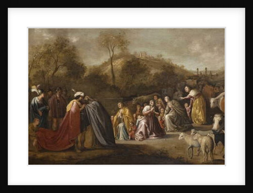 The Meeting of Jacob and Esau by Gerrit Claesz Bleker