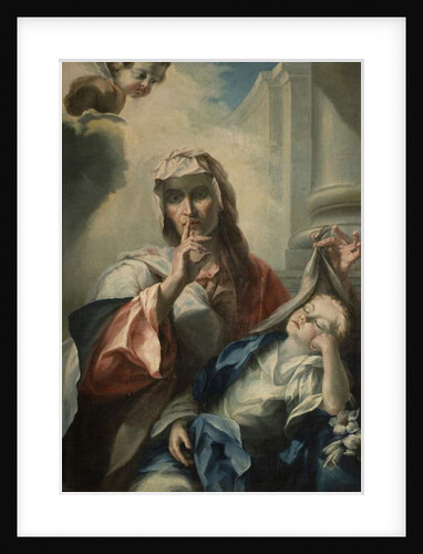 St. Anne and the Young Virgin by Italian School