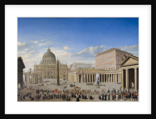 St. Peter's, Rome by Giovanni Paolo (after) Panini