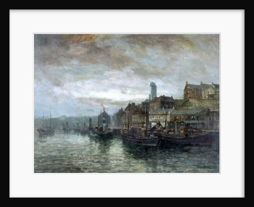 Quayside at North Shields, c.1890-1910 by John Falconar Slater