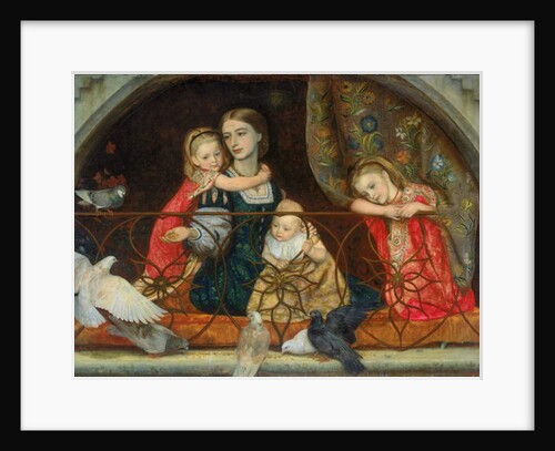 Mrs Leathart and Her Three Children, c.1863-65 by Arthur Hughes