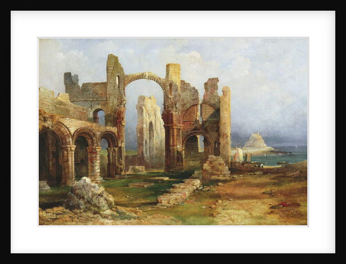 Lindisfarne Priory, c.1837 by Thomas Miles Richardson