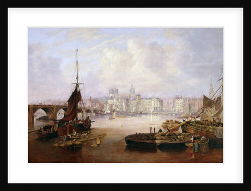 The Mayor's Barge on the Tyne, 1828 by John Wilson Carmichael