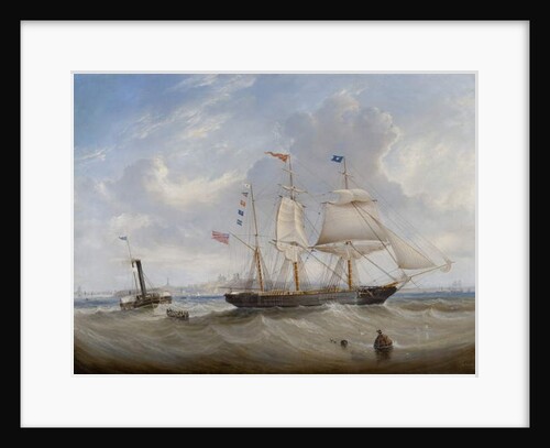The Sailing Ship 'Anne' Leaving the River Tyne, 1859 by John Scott