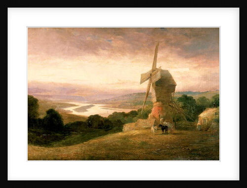 The Tyne from Windmill Hills, Gateshead, c.1818 by Thomas Miles Richardson
