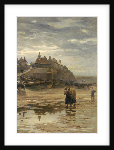 Darkness Falls from the Wings of Night, 1886 by Robert Jobling