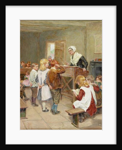 The Village School, 1912 by Ralph Hedley