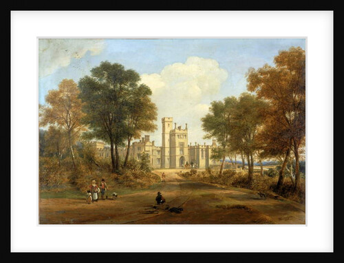 The Entrance to Beaufront Castle, 1845 by John Wilson Carmichael