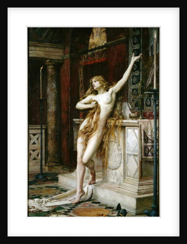 Hypatia, 1885 by Charles William Mitchell