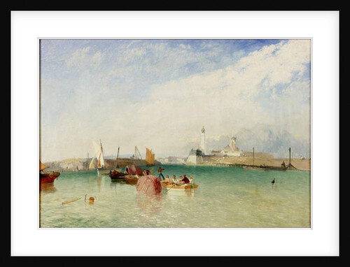 The Harbour, Littlehampton, 1851 by James Baker Pyne