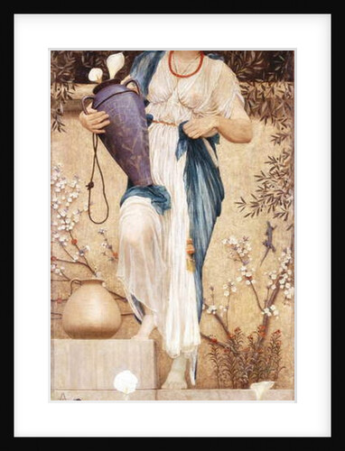 Woman with Lillies, 1876 by Thomas Armstrong