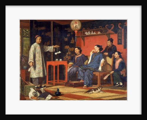 Chinese Ladies Looking at European Curiosities, 1868 by John Evan Hodgson