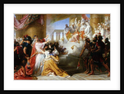 Athaliah's Dismay at the Coronation of Joash, c.1858 by Solomon Alexander Hart