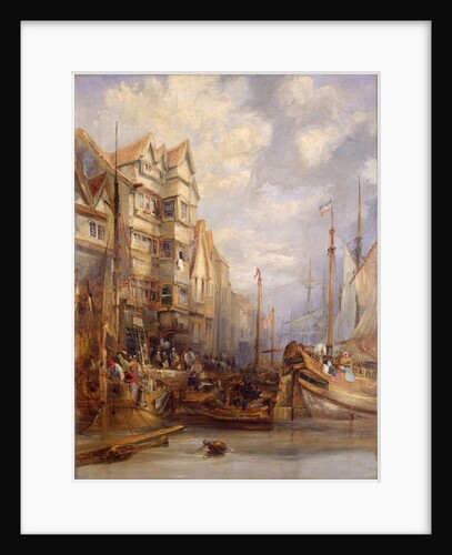 Grey Horse Inn, Quayside, Newcastle upon Tyne, c.1830-35 by George Balmer