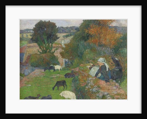 The Breton Shepherdess, 1886 by Paul Gauguin
