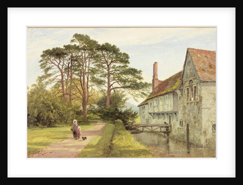 Igtham Moat, Kent, c.1868 by Benjamin Williams Leader