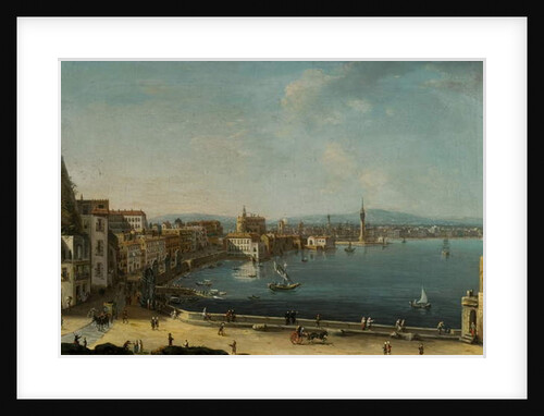 A Harbour in Italy by Pietro Antoniani