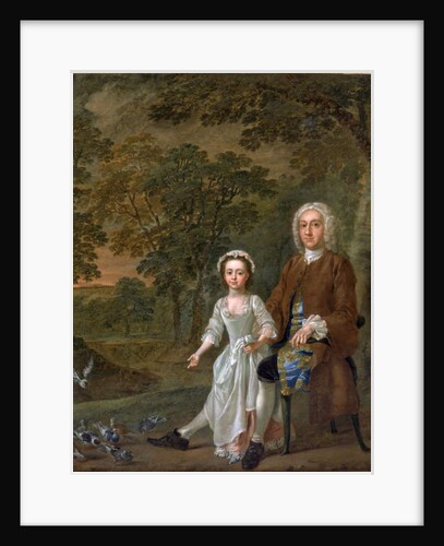 William Ellis and his daughter Elizabeth, c.1745 by Francis Hayman