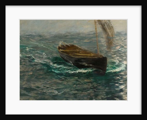 Study of a Sailing Dinghy by Charles Napier Hemy