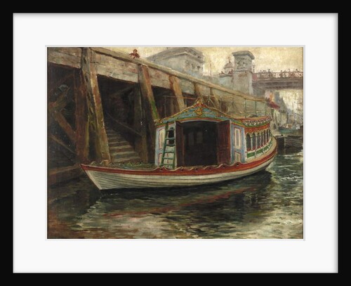Sketch for 'The Lord Mayor's Barge', 1891 by Ralph Hedley