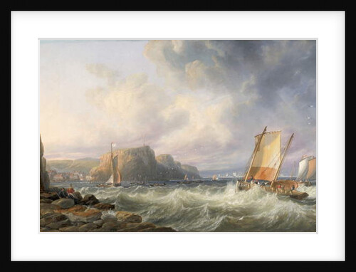 Off the Yorkshire Coast, Staithes, 1861 by John Wilson Carmichael