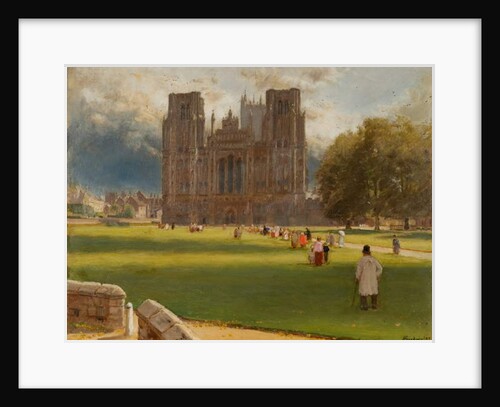 Wells Cathedral, 1889 by Albert Goodwin