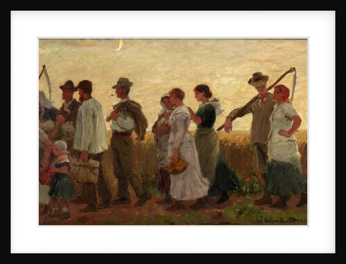 The Harvest Moon, 1881 by George Faulkner Wetherbee