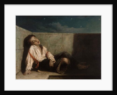 A Recess on a London Bridge, 1879 by Augustus Edward Mulready