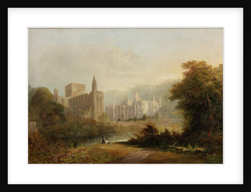 Brinkburn Grange and the Ruins of Brinkburn Priory, 1834 by John Wilson Carmichael