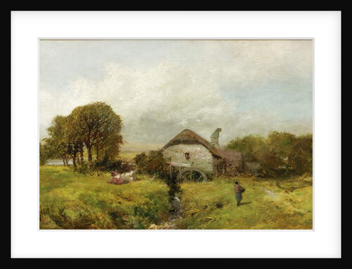Mill near Sheppard, Devon, c.1865 by James Peel