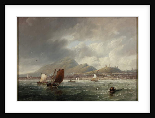 Leith and Edinburgh from the Firth of Forth, 1847 by John Wilson Carmichael