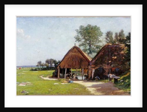Washing Place, Normandy, c.1918 by John Leslie Thomson
