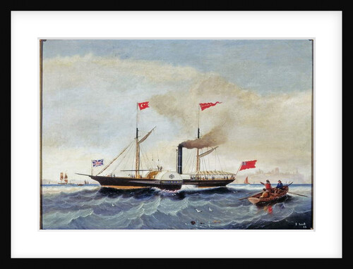 The Steam Tug 'Alfred' off Tynemouth, c.1856 by John Scott