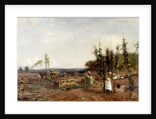 Nooning in the Hop Gardens, 1889 by David Murray