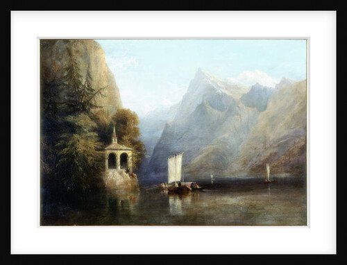 Lake Lucerne with William Tell's Chapel, 1844 by Thomas Miles Richardson