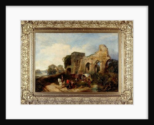 Easby Abbey, c.1852-1856 by James Peel