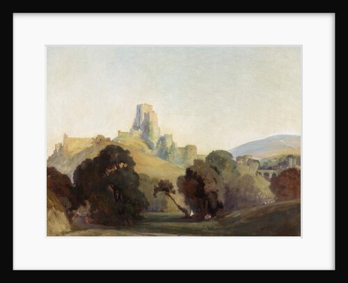 Corfe Castle, 1909 by Niels Moller Lund