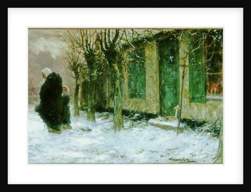 The Green Shutters, Viaticum, Belgium, 1918 by Frank Spenlove-Spenlove