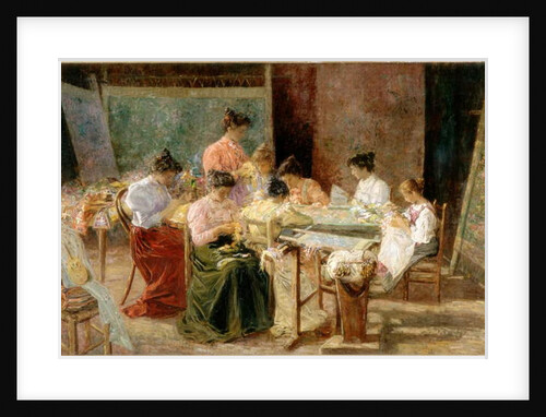 Venetian Embroidery Makers, c.1905 by Andrew Colley