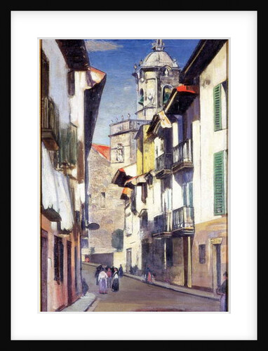 A Street in Fuenterrabia, c.1908 by William York MacGregor