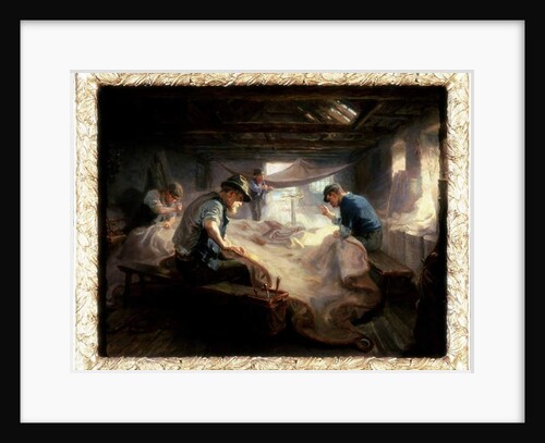 The Sail Loft, 1908 by Ralph Hedley