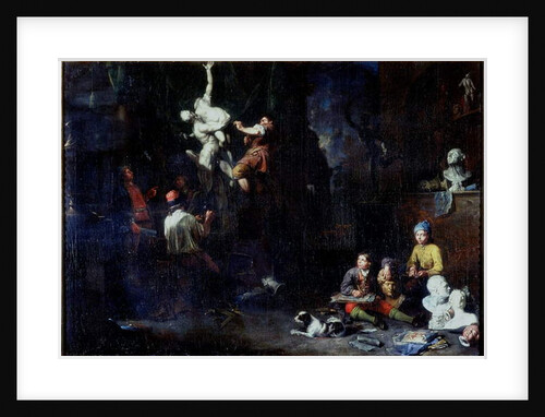 A Sculptor's Studio, 1706 by Balthasar van den Bossche