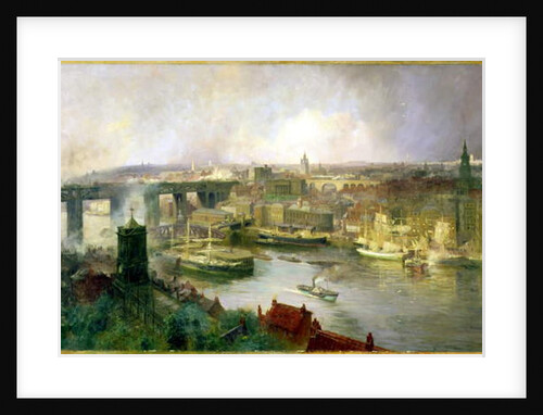 Newcastle upon Tyne from Gateshead, 1895 by Niels Moller Lund