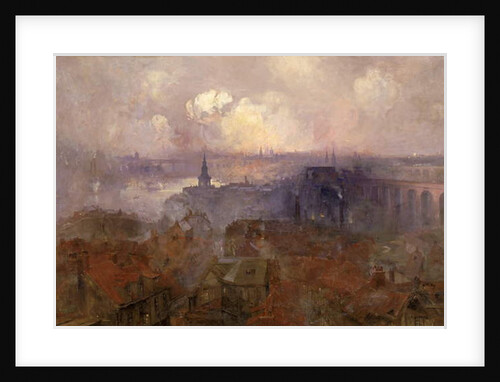 Newcastle upon Tyne from the East, 1898 by Niels Moller Lund