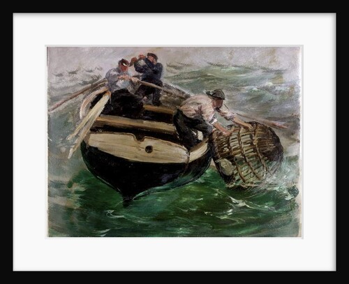 Hauling in Lobster Pots by Charles Napier Hemy
