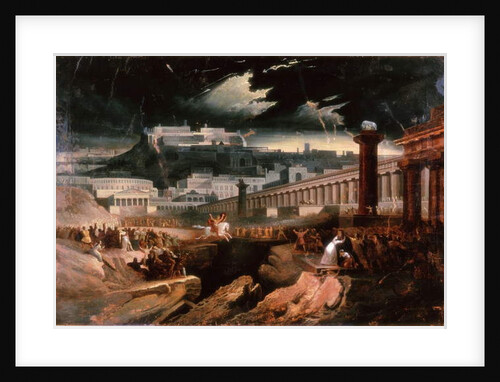 Marcus Curtius, c.1827 by John (after) Martin