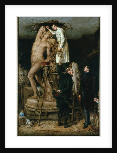 John Graham Lough in his Studio, 1881 by Ralph Hedley