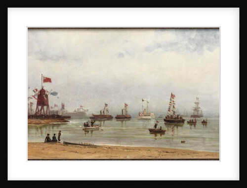 The Opening of the Albert Edward Dock and Port of Tyne, 1884 by Duncan F. McLea